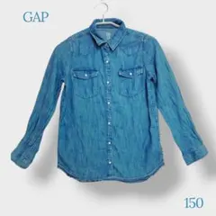 ＊GAP ギャップ＊ サイズ150 トップス シャツ デニム 長袖 キッズ
