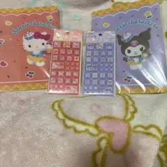 キティちゃんクロミタイルシールセット　おまけ付き