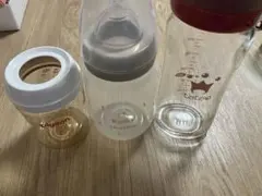 哺乳瓶　セット　ピジョン160ml　テテオ240ml　スリーコインズ260ml