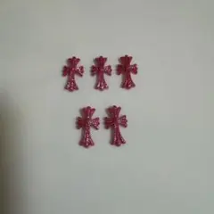 クロムパーツ ネイルパーツ 5個セットクロスパーツ