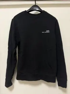 最終値下げ A.P.C. ロゴ スウェット ブラック XSのサムネイル
