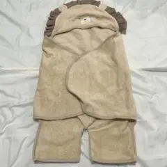ライオンデザイン フード付きおくるみ　ベビー　新生児　赤ちゃん