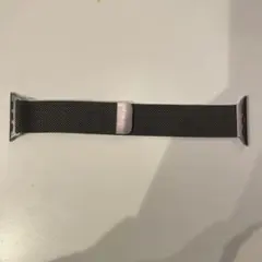 純正 AppleWatch グラファイト ミラネーゼループ ブラック ステンレス