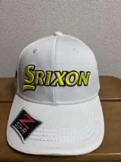 【新品】 SRIXON スリクソン キャップ 白 ツアープロ着用モデル　イエロー