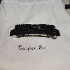 ​【価格交渉可】Complex Biz スワロフスキーリボンバレッタ
