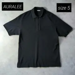 オーラリー SUPER FINE COTTON PIQUE BIG POLO 5のサムネイル