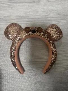 クマ耳スパンコールカチューシャ