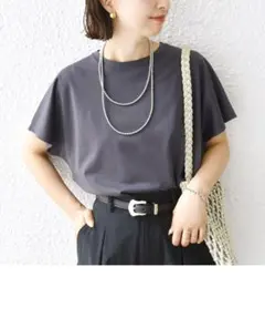 新品！ SHIPS　接触冷感　ポンチ ドルマン TEEのサムネイル