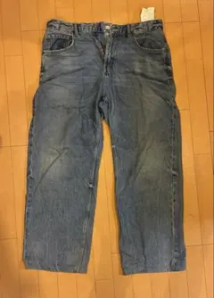 ZARA デニムパンツ ワイドレッグ ライトブルー　31のサムネイル