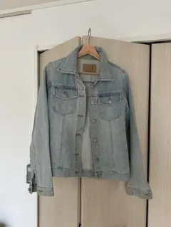 淡いブルー デニムジャケット　ビンテージ