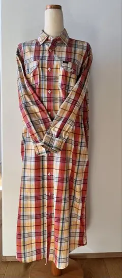 【値引】Lee チェック柄ロングシャツのサムネイル