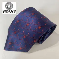 VERSACE ベルサーチェ ネクタイ メドゥーサ柄 シルク100% イタリア製のサムネイル