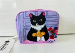 レスポートサック　NEWNEW 猫柄 　ポーチ