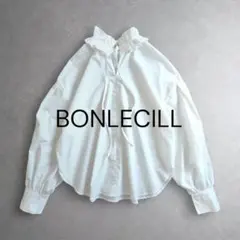 【美品 2way】ボンルシール/ブラウス フリルネック ボリュームスリーブのサムネイル