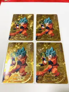 スーパードラゴンボールヒーローズ ゴクウ ホロカード 4枚セット