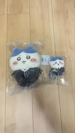 치이카와 ANA 하치와레 봉제인형 마스코트 2점 세트