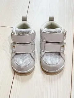 12.5cm ASICS ベビーシューズ ホワイト　超美品