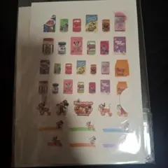 ディズニーキャラクターシール3シートセット