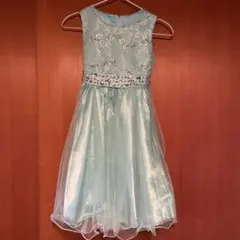 水色 フォーマルドレス 140サイズ