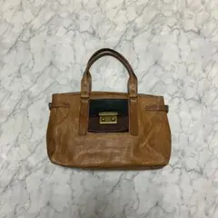 y2k 00s grange real leather hand bag