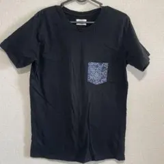 ESSENTIAL GARMENT ブラックポケットTシャツ メンズBIG