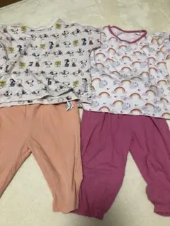 キッズパジャマ　ユニクロ2セット110