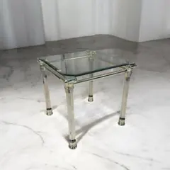 サァラ麻布 オルセニゴ サイドテーブル ナイトテーブル ガラス