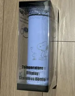 新品未開封 スヌーピー 温度センサー付き ステンレスボトル 容量 450ml