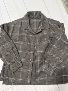 GU チェック柄 シャツジャケット 130cmのサムネイル
