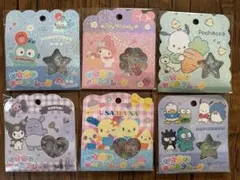 【新品未開封】サンリオ　おはじきシールフレーク　6点セット　クロミ　マイメロディ