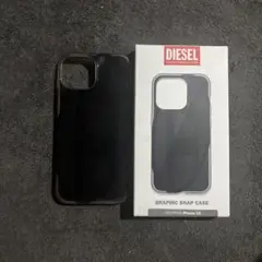 diesel 携帯ケース iPhone15 黒