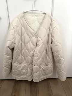 美品★セレクトショップK キルティングボアアウター