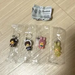 モンチッチ　めじるしアクセサリー　チムたん　イエロー　ピンク　ベビチッチ　４種