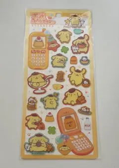 サンリオ　ポムポムプリン　平成はっぴーフォン シール　ステッカー