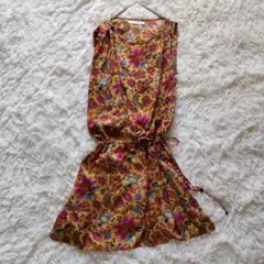 トゥモローランド　夏物⭐︎SOLEIADO　チュニックワンピース変形ボタニカル