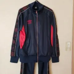 umbroメンズジャージ上下セット　紺 ネイビー　Ｌ