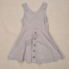 mezzo piano ストライプ ノースリーブワンピース M