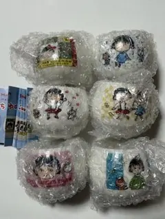 ちびまる子ちゃん　ミニゆのみ　全6種コンプリート　ガチャ