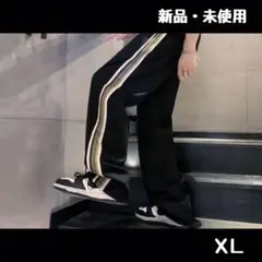 【匿名配送❣️】サイドライン ジャージ ワイドパンツ リラックス 部屋着