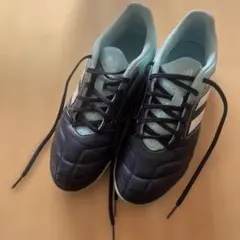 adidas サッカーシューズ US 7 ネイビー/ライトブルー