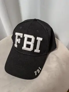 FBI ロゴ 刺繍 キャップ ブラック