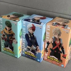 【新品未開封】 ヒロアカ　フィギュア３種セット　緑谷出久　爆豪勝己　轟焦凍