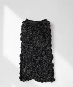 antiqua アンティカ ストライプ柄シャーリングスカートのサムネイル