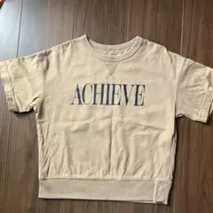 GU ACHIEVE ロゴプリント Tシャツ 110cm