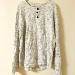 RUSTIC SOULS【S】ヘンリーネック長袖Tシャツ男女兼用 インナー