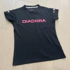 DIADORA ディアドラ 半袖 スポーツウェア ブラックのサムネイル