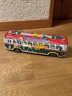 昭和レトロ　ONO玩具　アニマルバス /ANIMAL BUS ぶりきのサムネイル