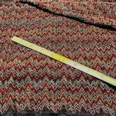 冬生地　中厚地　赤系　織り地　ハンドメイド