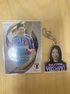 サンフレチェ広島レジーナ 中嶋淑乃 アクリルキーホルダー、カード