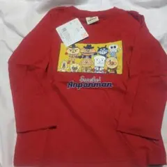 アンパンマン 赤 長袖Tシャツ